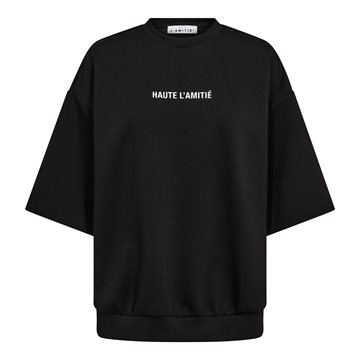 Haute L' Amitié - Back Print Studio SS Sweat - Black